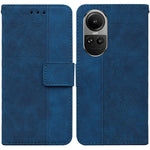 Custodia per telefono in pelle goffrata geometrica, For OPPO Reno10 5G Global/Reno10 Pro Global, For OPPO A78 4G, For OPPO A98 5G / F23 5G India