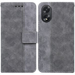 Custodia per telefono in pelle goffrata geometrica, For OPPO Reno11 Pro 5G Global, For OPPO A59 5G / A2M, For OPPO A38 4G / A18, For OPPO A58 4G