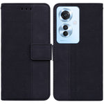 Custodia per telefono in pelle goffrata geometrica, For OPPO A3 Pro 5G, For OPPO F25 Pro 5G Global, For OPPO Reno11 F Global, For OPPO Reno11 Global