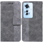 Custodia per telefono in pelle goffrata geometrica, For OPPO A3 Pro 5G, For OPPO F25 Pro 5G Global, For OPPO Reno11 F Global, For OPPO Reno11 Global