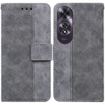 Custodia per telefono in pelle goffrata geometrica, For OPPO Reno12 Pro 5G Global, For OPPO Reno12 5G Global, For OPPO K12x, For OPPO A60 4G