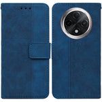Custodia per telefono in pelle goffrata geometrica, For OPPO A3 Pro 5G, For OPPO F25 Pro 5G Global, For OPPO Reno11 F Global, For OPPO Reno11 Global