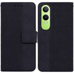 Custodia per telefono in pelle goffrata geometrica, For OPPO Reno12 Pro 5G Global, For OPPO Reno12 5G Global, For OPPO K12x, For OPPO A60 4G