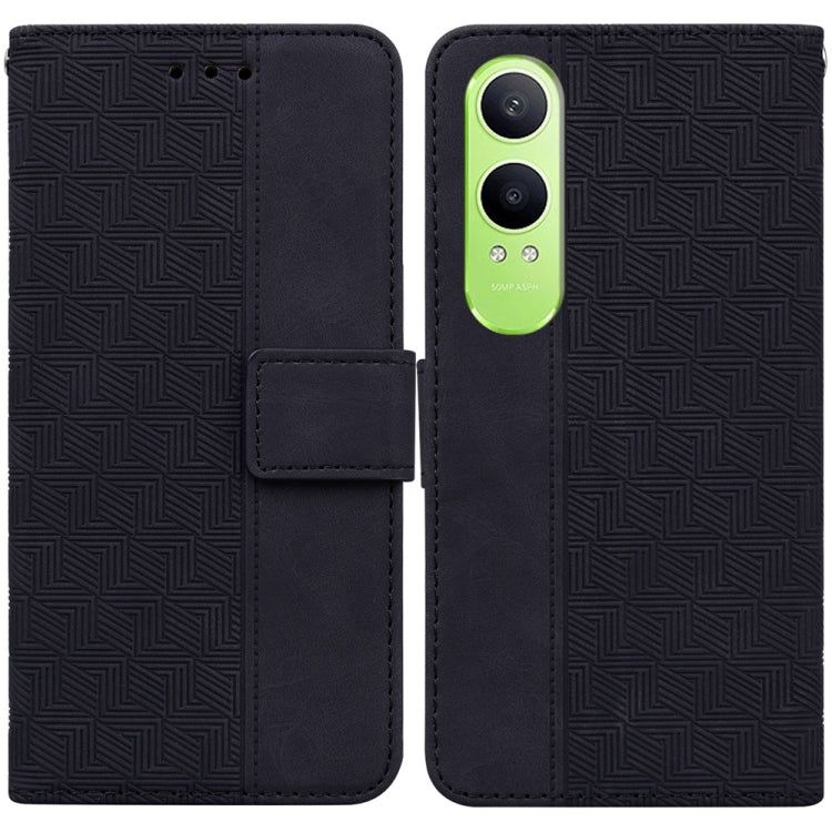 Custodia per telefono in pelle goffrata geometrica, For OPPO Reno12 Pro 5G Global, For OPPO Reno12 5G Global, For OPPO K12x, For OPPO A60 4G
