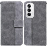 Custodia per telefono in pelle goffrata geometrica, For OPPO Reno12 Pro 5G Global, For OPPO Reno12 5G Global, For OPPO K12x, For OPPO A60 4G