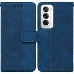 Custodia per telefono in pelle goffrata geometrica, For OPPO Reno12 Pro 5G Global, For OPPO Reno12 5G Global, For OPPO K12x, For OPPO A60 4G