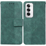 Custodia per telefono in pelle goffrata geometrica, For OPPO Reno12 Pro 5G Global, For OPPO Reno12 5G Global, For OPPO K12x, For OPPO A60 4G