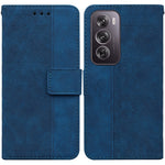 Custodia per telefono in pelle goffrata geometrica, For OPPO Reno12 Pro 5G Global, For OPPO Reno12 5G Global, For OPPO K12x, For OPPO A60 4G