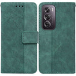 Custodia per telefono in pelle goffrata geometrica, For OPPO Reno12 Pro 5G Global, For OPPO Reno12 5G Global, For OPPO K12x, For OPPO A60 4G