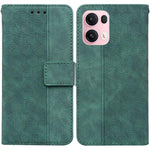 Custodia per telefono in pelle goffrata geometrica, For OPPO Reno13 Pro Global, For OPPO Reno13 Global, For OPPO Reno13 F 4G / 5G, For OPPO Reno12 F 5G
