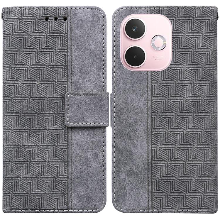 Custodia per telefono in pelle goffrata geometrica, For OPPO Reno15 5G Global, For OPPO A6 GT 5G, For OPPO A5x 5G / A3 4G / 5G / A3x 4G / 5G, For OPPO A5 Pro 5G