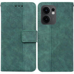 Custodia per telefono in pelle goffrata geometrica, For OPPO Reno13 Pro Global, For OPPO Reno13 Global, For OPPO Reno13 F 4G / 5G, For OPPO Reno12 F 5G