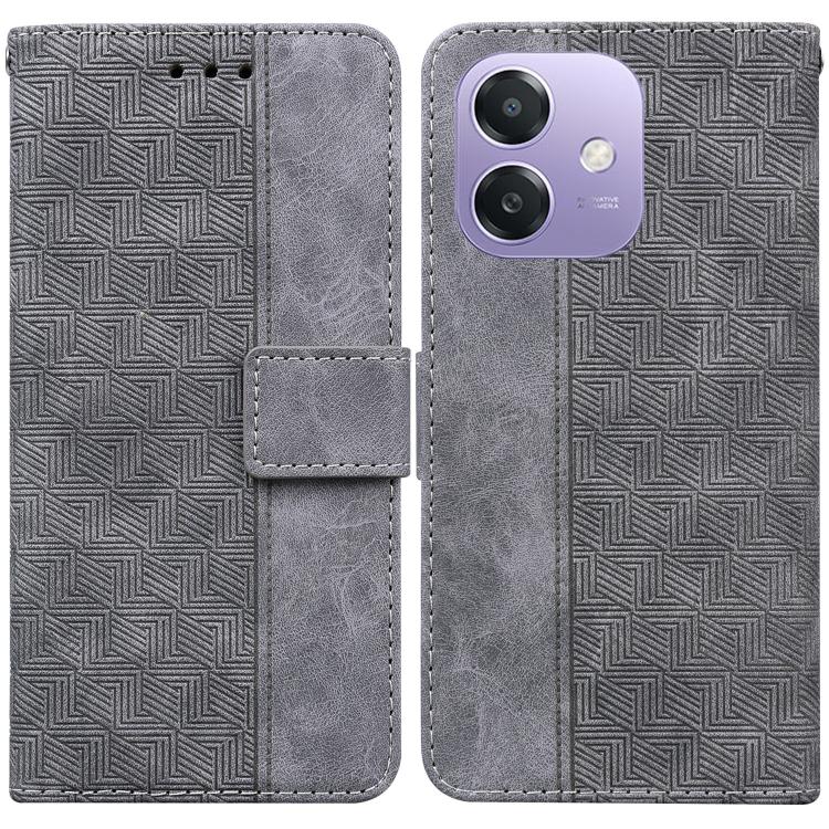 Custodia per telefono in pelle goffrata geometrica, For OPPO Reno15 5G Global, For OPPO A6 GT 5G, For OPPO A5x 5G / A3 4G / 5G / A3x 4G / 5G, For OPPO A5 Pro 5G