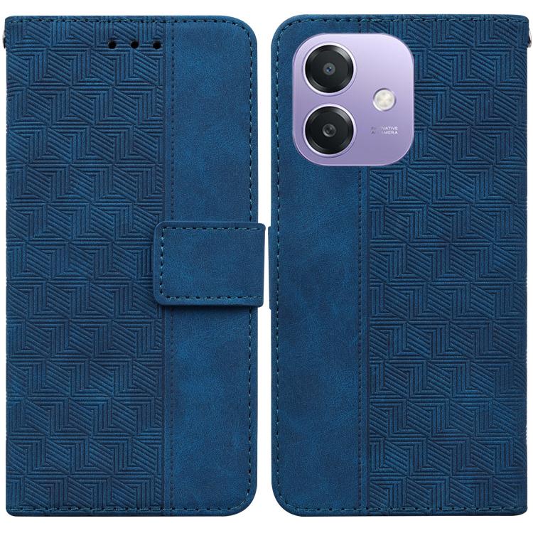 Custodia per telefono in pelle goffrata geometrica, For OPPO Reno15 5G Global, For OPPO A6 GT 5G, For OPPO A5x 5G / A3 4G / 5G / A3x 4G / 5G, For OPPO A5 Pro 5G