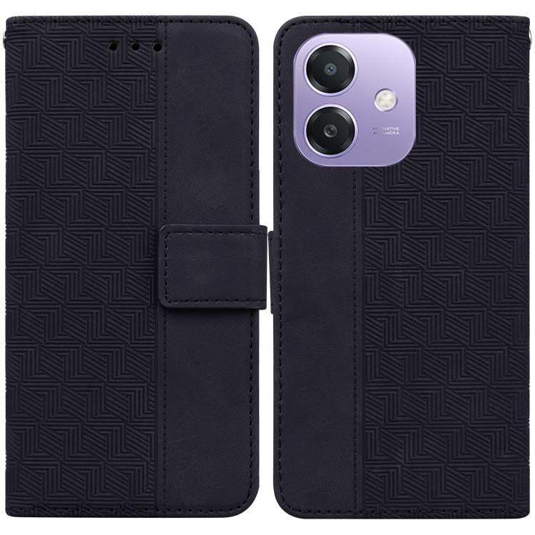 Custodia per telefono in pelle goffrata geometrica, For OPPO Reno15 5G Global, For OPPO A6 GT 5G, For OPPO A5x 5G / A3 4G / 5G / A3x 4G / 5G, For OPPO A5 Pro 5G
