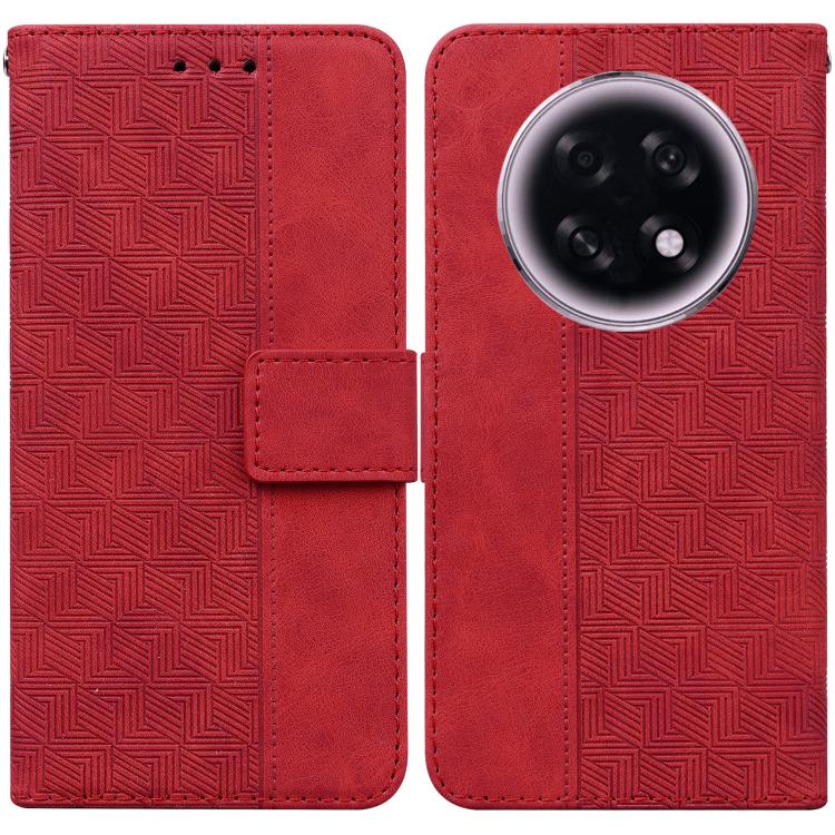 Custodia per telefono in pelle goffrata geometrica, For OPPO Reno15 5G Global, For OPPO A6 GT 5G, For OPPO A5x 5G / A3 4G / 5G / A3x 4G / 5G, For OPPO A5 Pro 5G