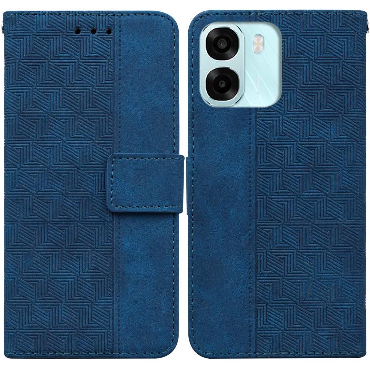 Custodia per telefono in pelle goffrata geometrica, For OPPO A6 / A6s / A6t / A6x 4G / 5G Global, For OPPO Reno15 Pro Max 5G / Reno15 Pro India, For OPPO Reno15 Pro 5G / Reno15 Pro Mini 5G, For OPPO Reno15 F 5G Global
