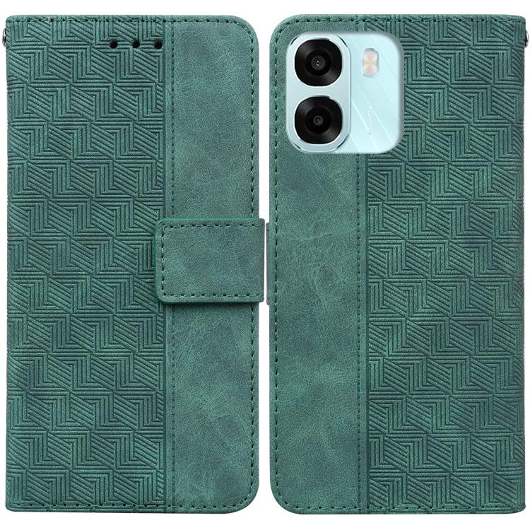 Custodia per telefono in pelle goffrata geometrica, For OPPO A6 / A6s / A6t / A6x 4G / 5G Global, For OPPO Reno15 Pro Max 5G / Reno15 Pro India, For OPPO Reno15 Pro 5G / Reno15 Pro Mini 5G, For OPPO Reno15 F 5G Global