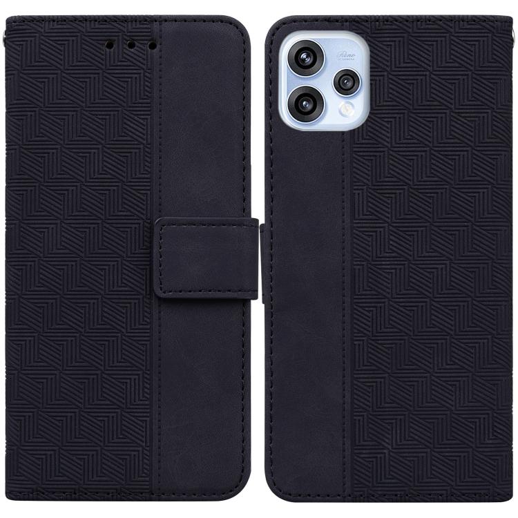 Custodia per telefono in pelle goffrata geometrica, For OPPO Reno15 5G Global, For OPPO A6 GT 5G, For OPPO A5x 5G / A3 4G / 5G / A3x 4G / 5G, For OPPO A5 Pro 5G