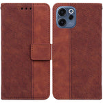 Custodia per telefono in pelle goffrata geometrica, For OPPO A6 / A6s / A6t / A6x 4G / 5G Global, For OPPO Reno15 Pro Max 5G / Reno15 Pro India, For OPPO Reno15 Pro 5G / Reno15 Pro Mini 5G, For OPPO Reno15 F 5G Global