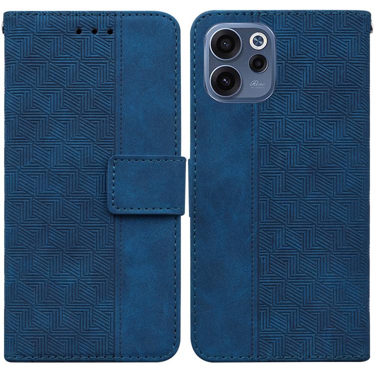 Custodia per telefono in pelle goffrata geometrica, For OPPO A6 / A6s / A6t / A6x 4G / 5G Global, For OPPO Reno15 Pro Max 5G / Reno15 Pro India, For OPPO Reno15 Pro 5G / Reno15 Pro Mini 5G, For OPPO Reno15 F 5G Global