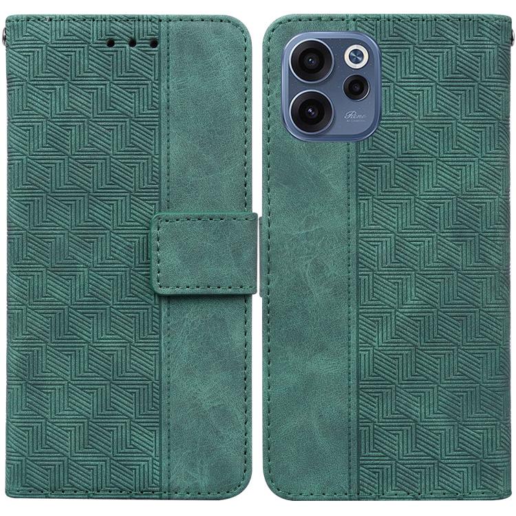 Custodia per telefono in pelle goffrata geometrica, For OPPO A6 / A6s / A6t / A6x 4G / 5G Global, For OPPO Reno15 Pro Max 5G / Reno15 Pro India, For OPPO Reno15 Pro 5G / Reno15 Pro Mini 5G, For OPPO Reno15 F 5G Global