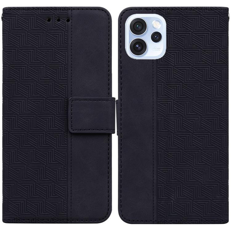 Custodia per telefono in pelle goffrata geometrica, For OPPO A6 / A6s / A6t / A6x 4G / 5G Global, For OPPO Reno15 Pro Max 5G / Reno15 Pro India, For OPPO Reno15 Pro 5G / Reno15 Pro Mini 5G, For OPPO Reno15 F 5G Global