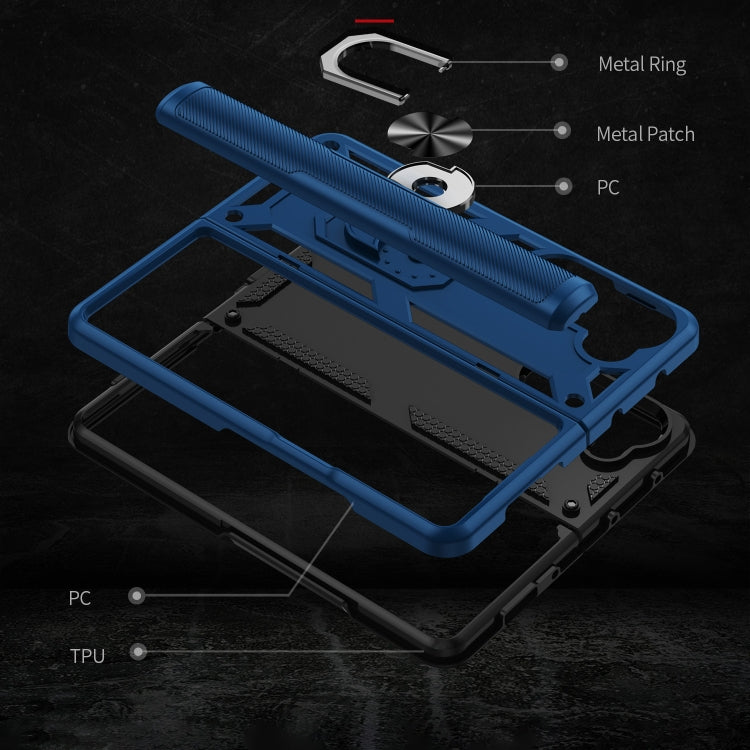 Custodia antiurto TPU PC con cinturino per Galaxy Z Fold5