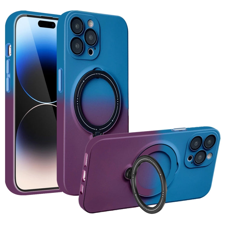 Custodia per telefono in TPU sfumato con supporto MagSafe, For iPhone 14 Plus, For iPhone 14, For iPhone 14 Pro, For iPhone 14 Pro Max