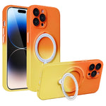 Custodia per telefono in TPU sfumato con supporto MagSafe, For iPhone 14 Plus, For iPhone 14, For iPhone 14 Pro, For iPhone 14 Pro Max