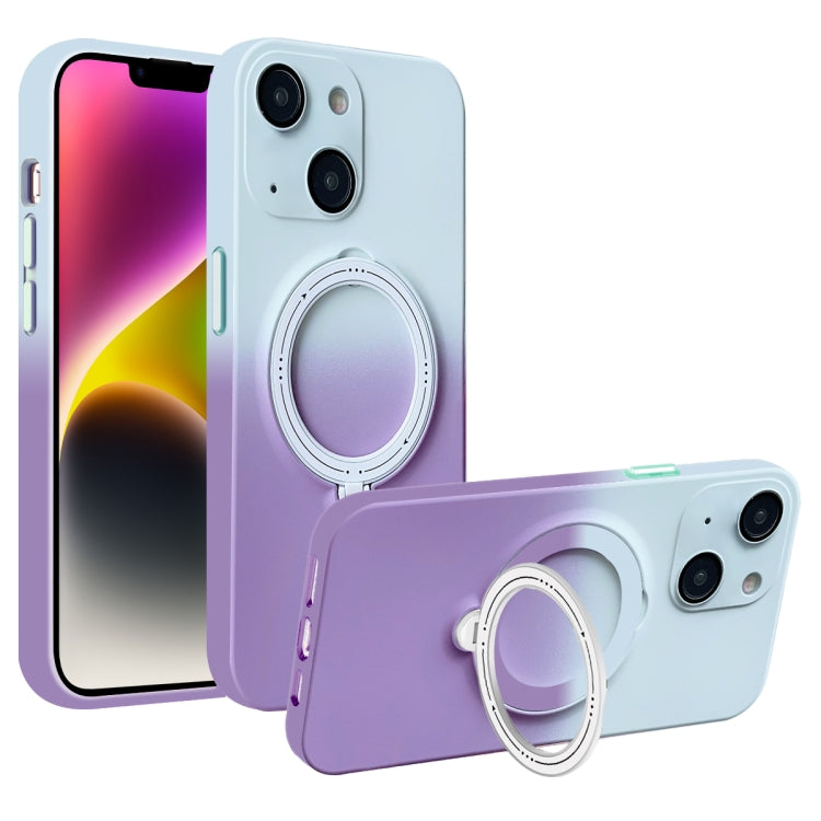 Custodia per telefono in TPU sfumato con supporto MagSafe, For iPhone 14 Plus, For iPhone 14, For iPhone 14 Pro, For iPhone 14 Pro Max