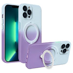 Custodia per telefono in TPU sfumato con supporto MagSafe, For iPhone 13 Pro Max, For iPhone 13 Pro, For iPhone 13, For iPhone 12