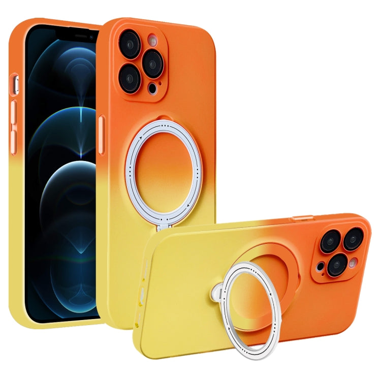 Custodia per telefono in TPU sfumato con supporto MagSafe, For iPhone 12 Pro Max, For iPhone 12 Pro, For iPhone 11 Pro Max, For iPhone 11