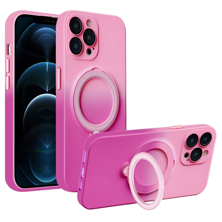 Custodia per telefono in TPU sfumato con supporto MagSafe, For iPhone 12 Pro Max, For iPhone 12 Pro, For iPhone 11 Pro Max, For iPhone 11