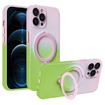 Custodia per telefono in TPU sfumato con supporto MagSafe, For iPhone 12 Pro Max, For iPhone 12 Pro, For iPhone 11 Pro Max, For iPhone 11