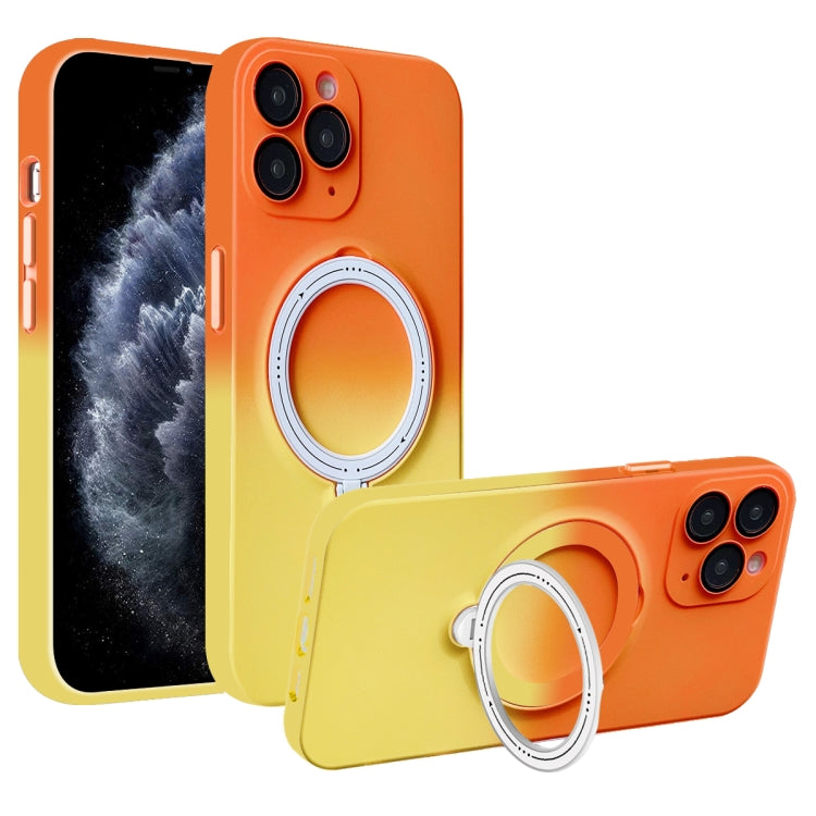 Custodia per telefono in TPU sfumato con supporto MagSafe, For iPhone 12 Pro Max, For iPhone 12 Pro, For iPhone 11 Pro Max, For iPhone 11