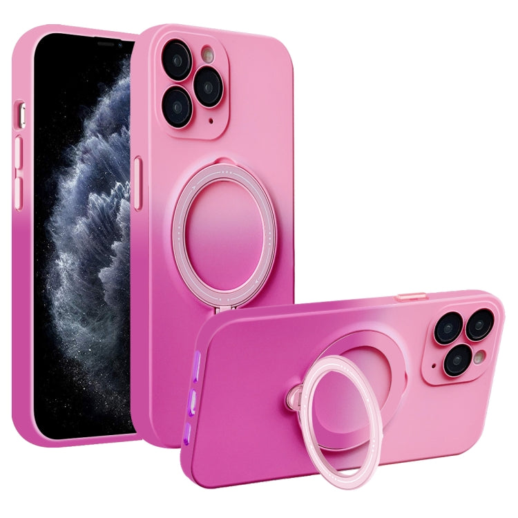 Custodia per telefono in TPU sfumato con supporto MagSafe, For iPhone 12 Pro Max, For iPhone 12 Pro, For iPhone 11 Pro Max, For iPhone 11