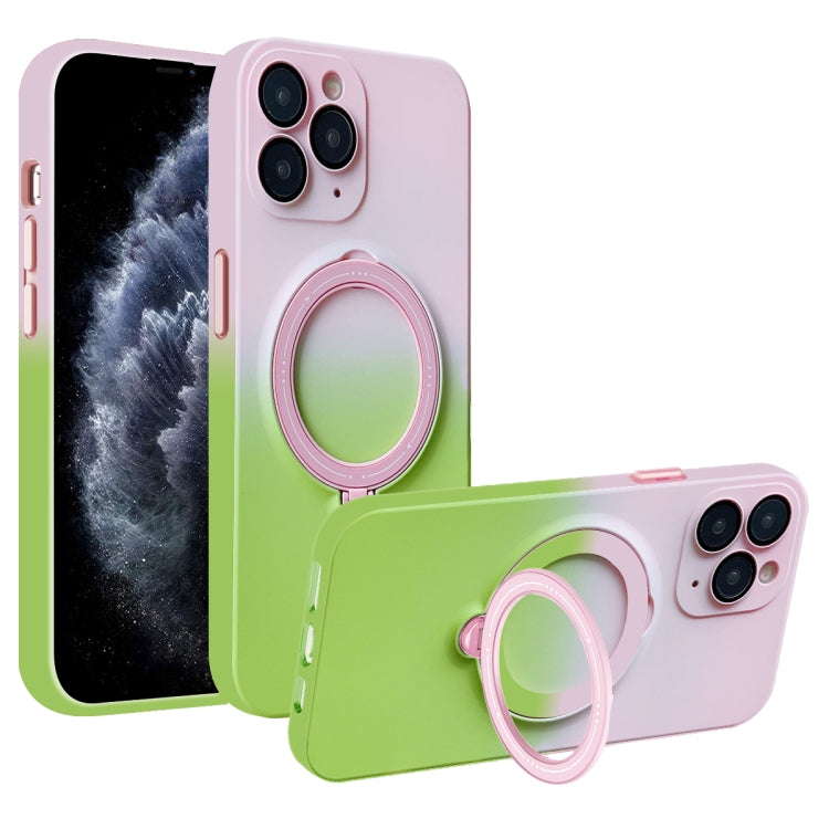 Custodia per telefono in TPU sfumato con supporto MagSafe, For iPhone 11 Pro
