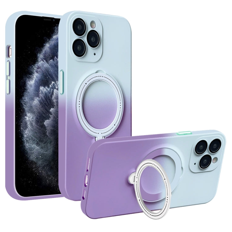 Custodia per telefono in TPU sfumato con supporto MagSafe, For iPhone 11 Pro