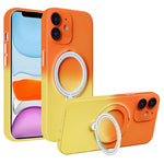 Custodia per telefono in TPU sfumato con supporto MagSafe, For iPhone 12 Pro Max, For iPhone 12 Pro, For iPhone 11 Pro Max, For iPhone 11