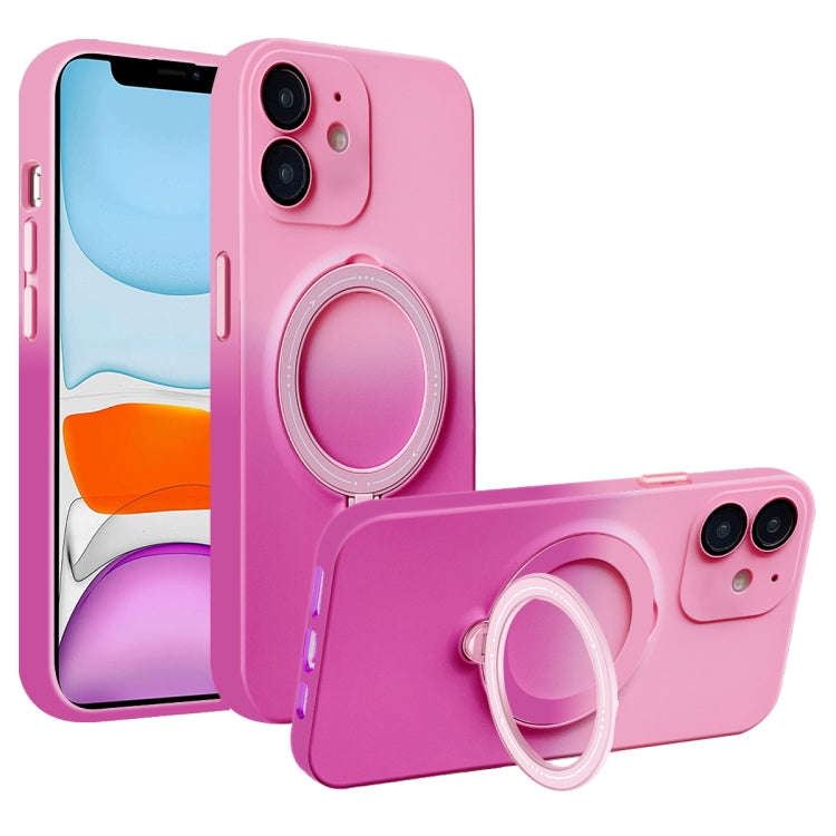 Custodia per telefono in TPU sfumato con supporto MagSafe, For iPhone 12 Pro Max, For iPhone 12 Pro, For iPhone 11 Pro Max, For iPhone 11