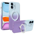 Custodia per telefono in TPU sfumato con supporto MagSafe, For iPhone 12 Pro Max, For iPhone 12 Pro, For iPhone 11 Pro Max, For iPhone 11