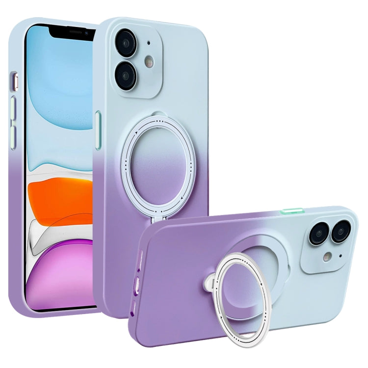 Custodia per telefono in TPU sfumato con supporto MagSafe, For iPhone 12 Pro Max, For iPhone 12 Pro, For iPhone 11 Pro Max, For iPhone 11