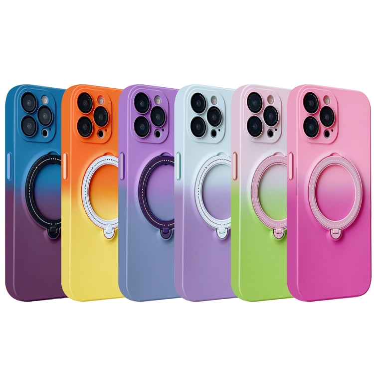 Custodia per telefono in TPU sfumato con supporto MagSafe, For iPhone 13 Pro Max, For iPhone 13 Pro, For iPhone 13, For iPhone 12