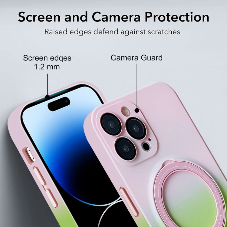 Custodia per telefono in TPU sfumato con supporto MagSafe, For iPhone 11 Pro