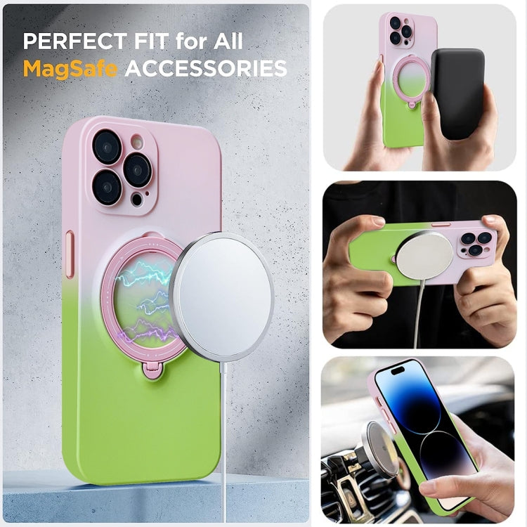 Custodia per telefono in TPU sfumato con supporto MagSafe, For iPhone 13 Pro Max, For iPhone 13 Pro, For iPhone 13, For iPhone 12