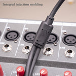 Cavo audio XLR 3 pin femmina a doppio maschio 50 cm