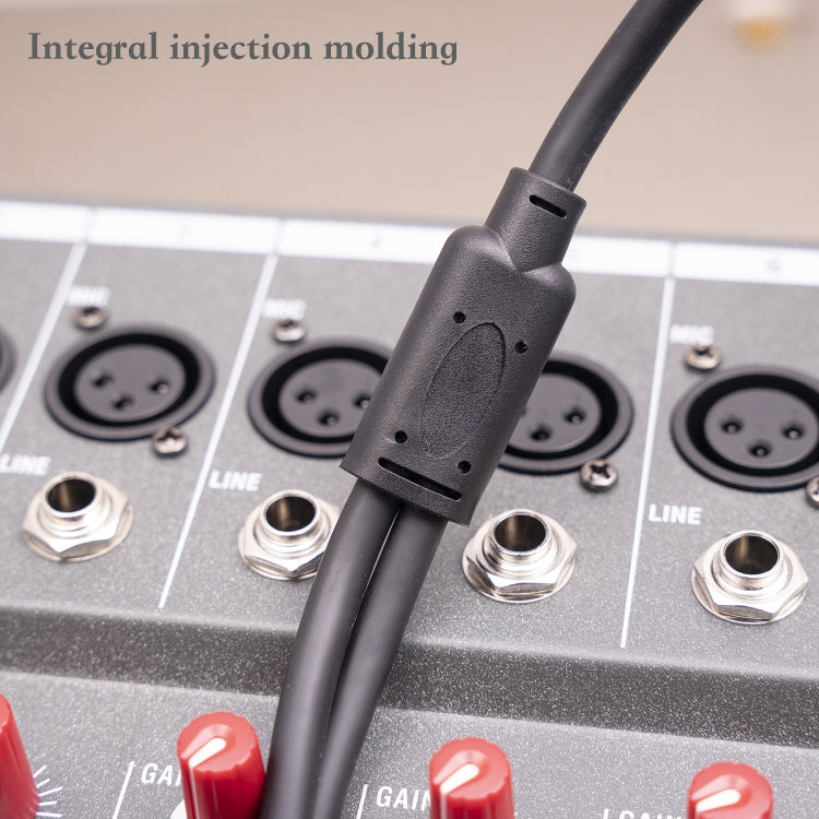 Cavo audio XLR 3 pin femmina a doppio maschio 50 cm