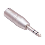 Adattatore 6,35 mm TRS maschio a XLR maschio 3 pin