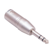 Adattatore 6,35 mm TRS maschio a XLR maschio 3 pin
